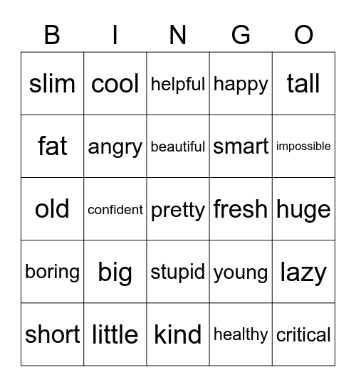 LUKES GANTENG Bingo Card