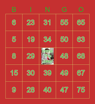 De camping Brouwer Bingoclub Bingo Card