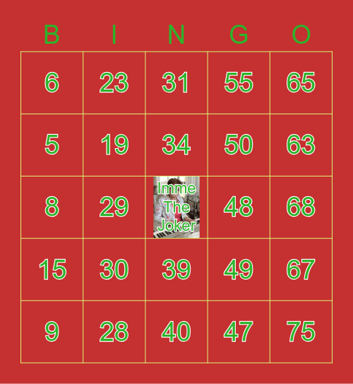 De camping Brouwer Bingoclub Bingo Card