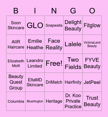 BBCA BINGO Card