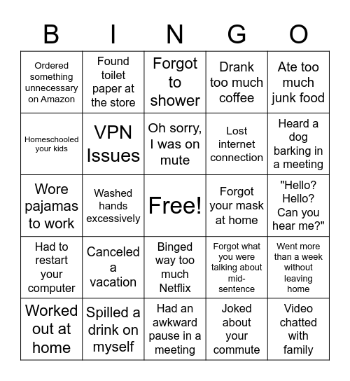 Sun Bingo! Bingo Card