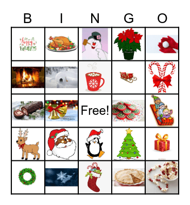 HOLIDAY BINGO Card