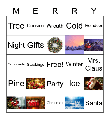 Christmas Bingo Card