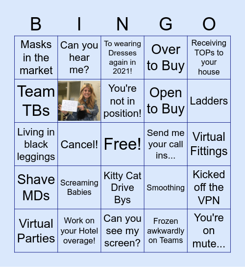 Ross WFH Bingo Card