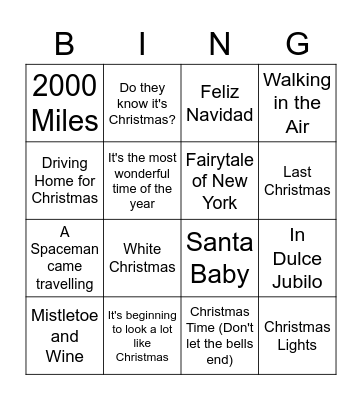 Slithering Snakes XMAS Bingo Card