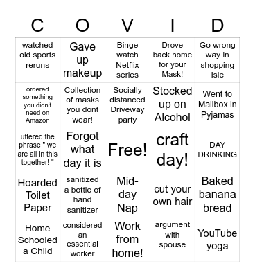 !! 2020  BINGO  !! Bingo Card
