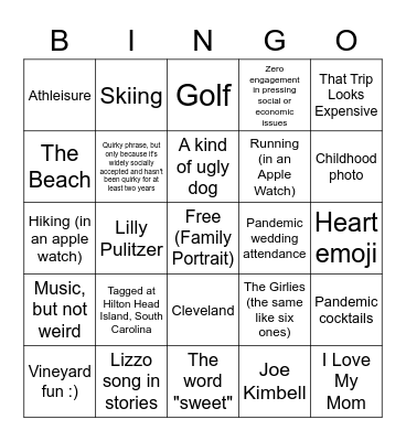 @megansteel_ Bingo Card