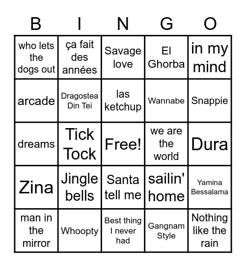 Loukili Bingo Card