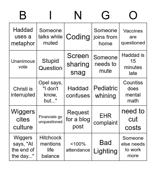 Partnership BINGO 4.0 Bingo Card