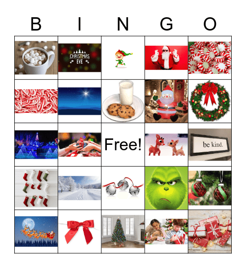 Christmas Bingo Card