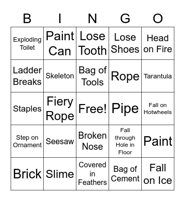 Home Alone 2 Bingo Card