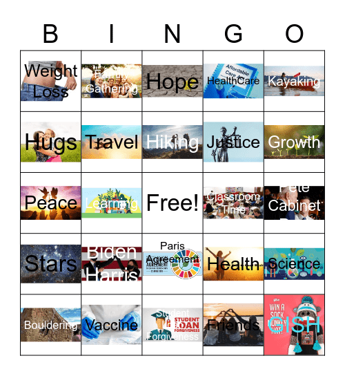 2021 Predictions Bingo Card