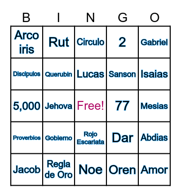 Lo sabe? Bingo Card