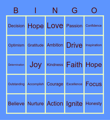 HAPPY DAY! ALL THE WAY! Bingo Card