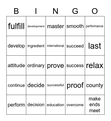 b1l6 Bingo Card