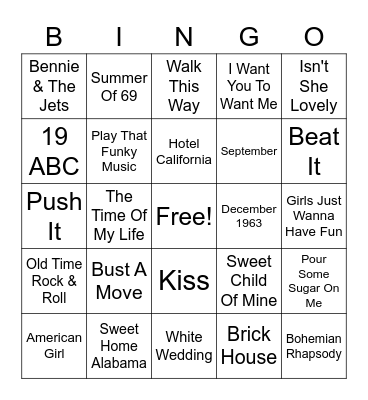 Shuckums Bingo Card