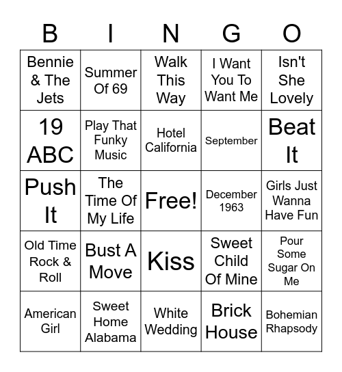 Shuckums Bingo Card