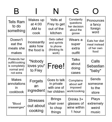 Ma Bingo Card