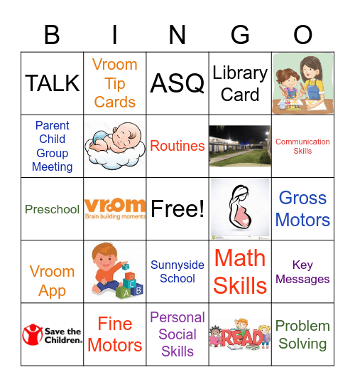 Save the Children  BINGO Card