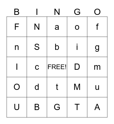 BINGO Tier 2 3rd Week of January Bingo Card