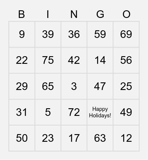 REA CHRISTINE LOPEZ - 808912 Bingo Card