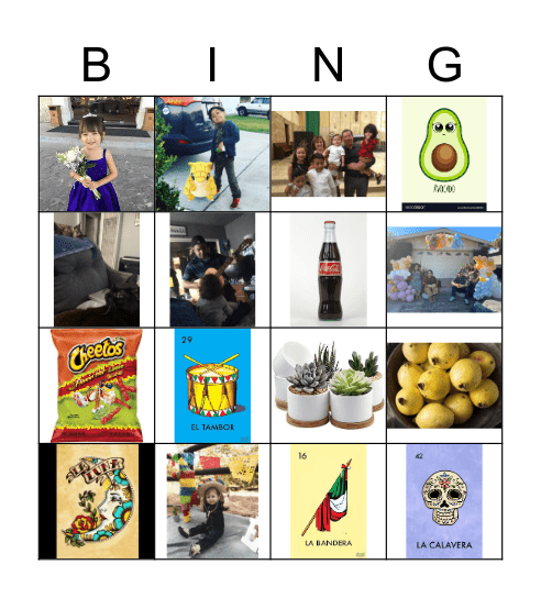 Raygoza Loteria Bingo Card