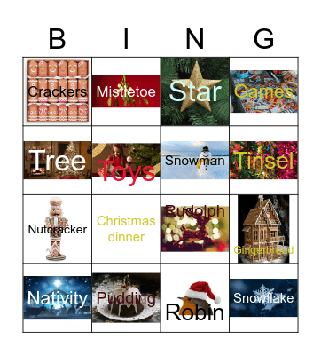 Christmas bingo 2020 Bingo Card