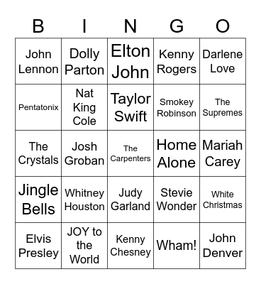 JOLLY Bingo Card