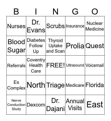 Nefeda Bingo  Bingo Card