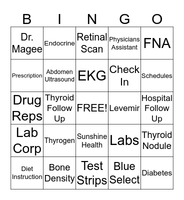 Nefeda Bingo  Bingo Card