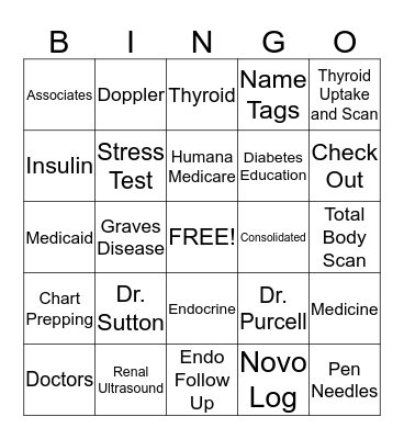 Nefeda Bingo Card