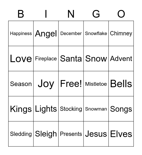 🎄Christmas Bingo🧑🏽‍🎄 Bingo Card