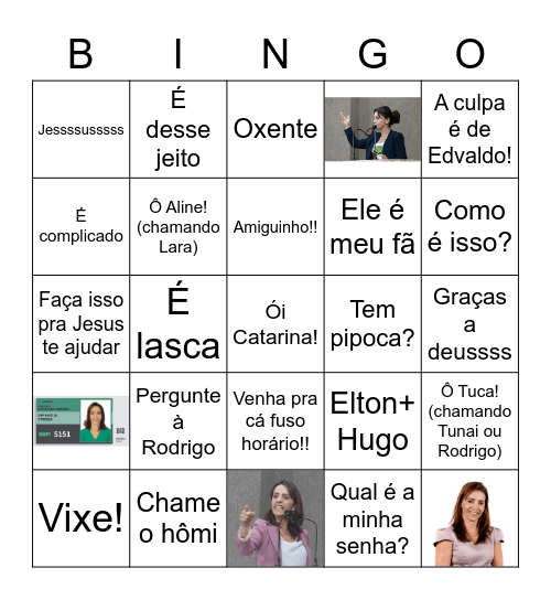 Emilia na Real Bingo Card