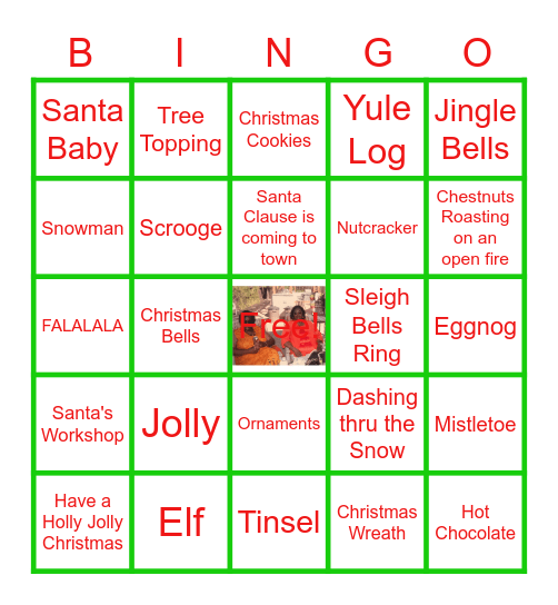 TTHOMAS FAM BINGO 1 Bingo Card