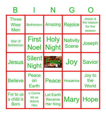 TTHOMAS FAM BINGO 2 Bingo Card