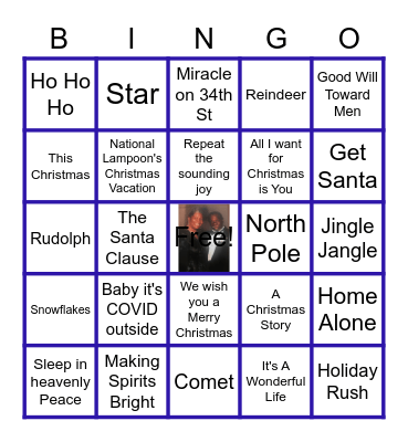 TTHOMAS FAM BINGO 3 Bingo Card