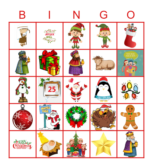 Bingo NavideÑo Bingo Card