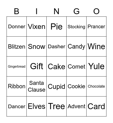 SFT99LUCAS Bingo Card