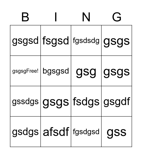 Feuerwehr Visbek Bingo Card