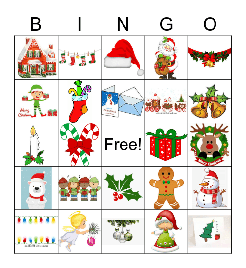 Christmas Bingo Card