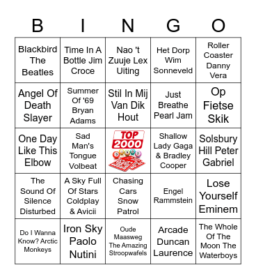 Ronde 4 Bingo Card
