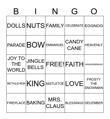 LAUDERDALE FAMILY BINGO Card