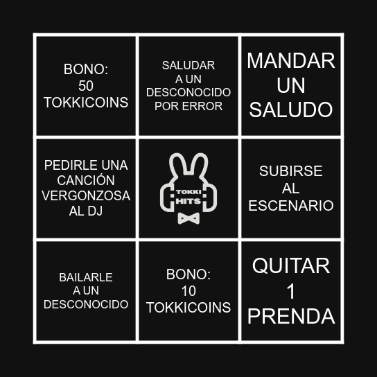 BINGO EXTREMO Bingo Card