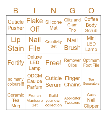 Steph's Launch Party Bingo Card