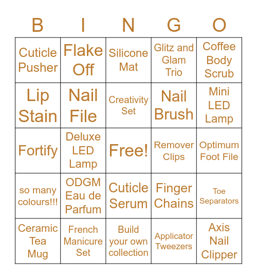 Steph's Launch Party Bingo Card