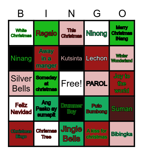 Daileg-mabuti 3 Bingo Card