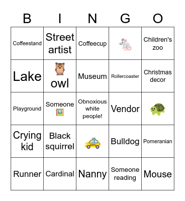 ⛰ Bingo Card