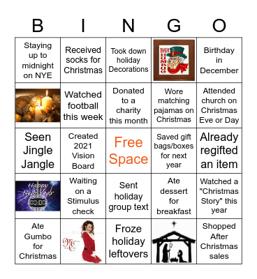 *New Year Bingo* Bingo Card