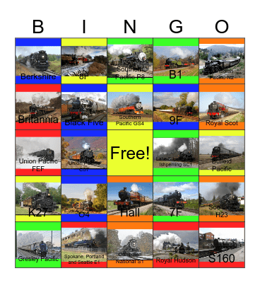 Steamin in 2009 Bingo Card