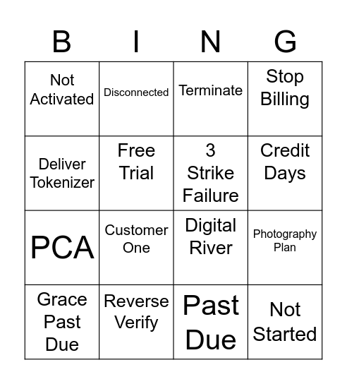 Adobe Bingo Card